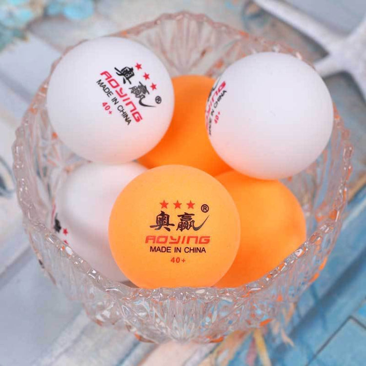 ROYING 10 PCS Professional ABS Table Tennis Training Ball, Diameter: 40mm