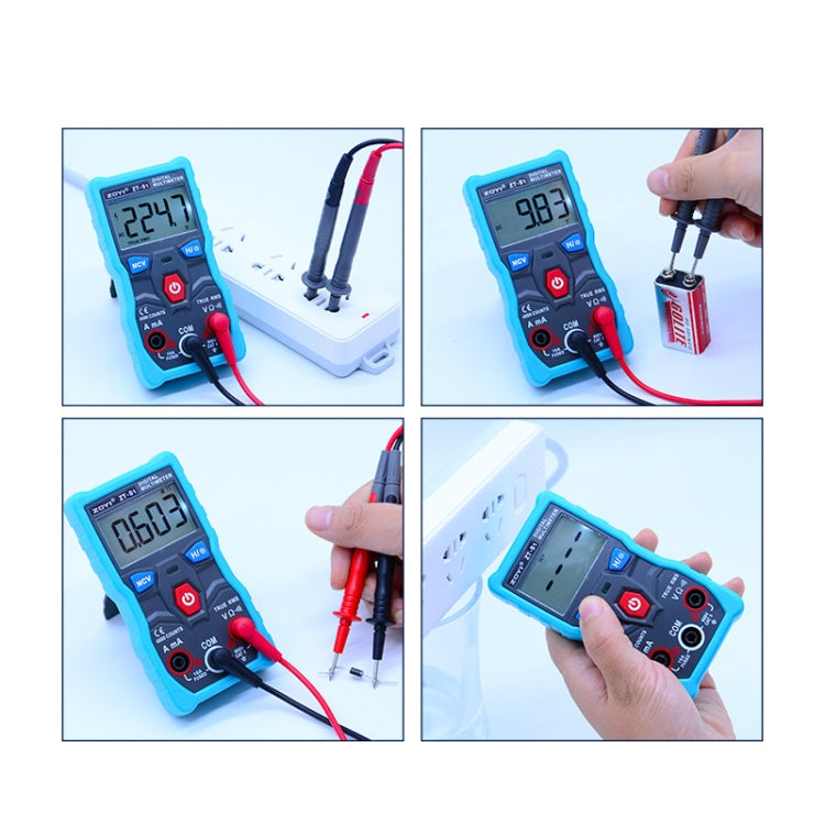 ZOYI Portable Electric Measurement Automatic Intelligent Gear Recognition Mini Multimeter