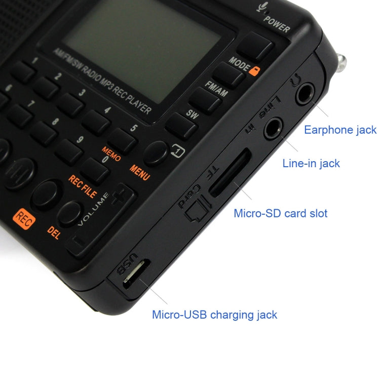 Retekess V-115 Full Band Radio FM AM Portable MP3 Player Reluova