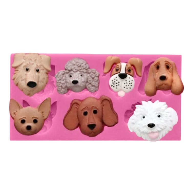 Dogs Shape Cartoon Silicone Fondant Cake Decorating Mold - Reluova