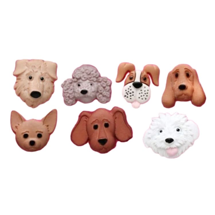 Dogs Shape Cartoon Silicone Fondant Cake Decorating Mold - Reluova