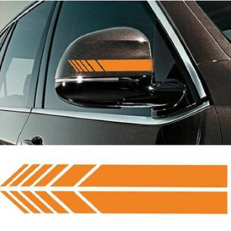 10 PCS Simple Rearview Mirror Car Stickers Rearview Mirror Personality Scratches Reflective Car Stickers - Reluova 