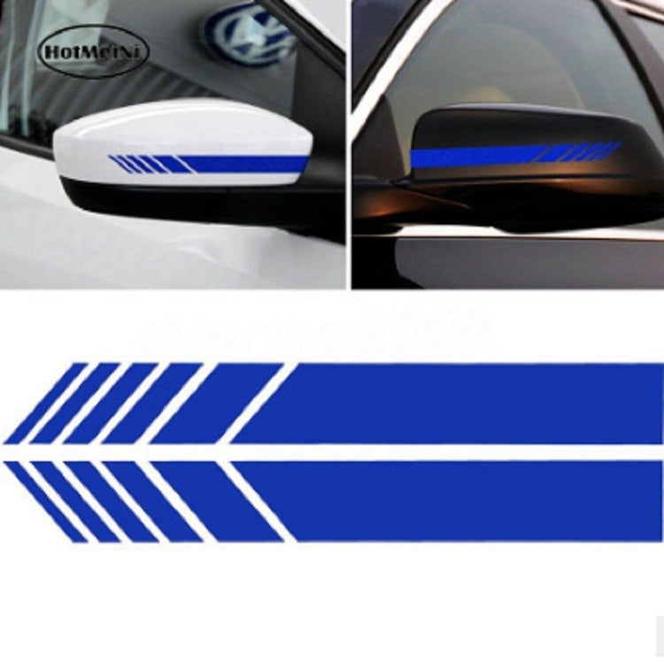 10 PCS Simple Rearview Mirror Car Stickers Rearview Mirror Personality Scratches Reflective Car Stickers - Reluova 