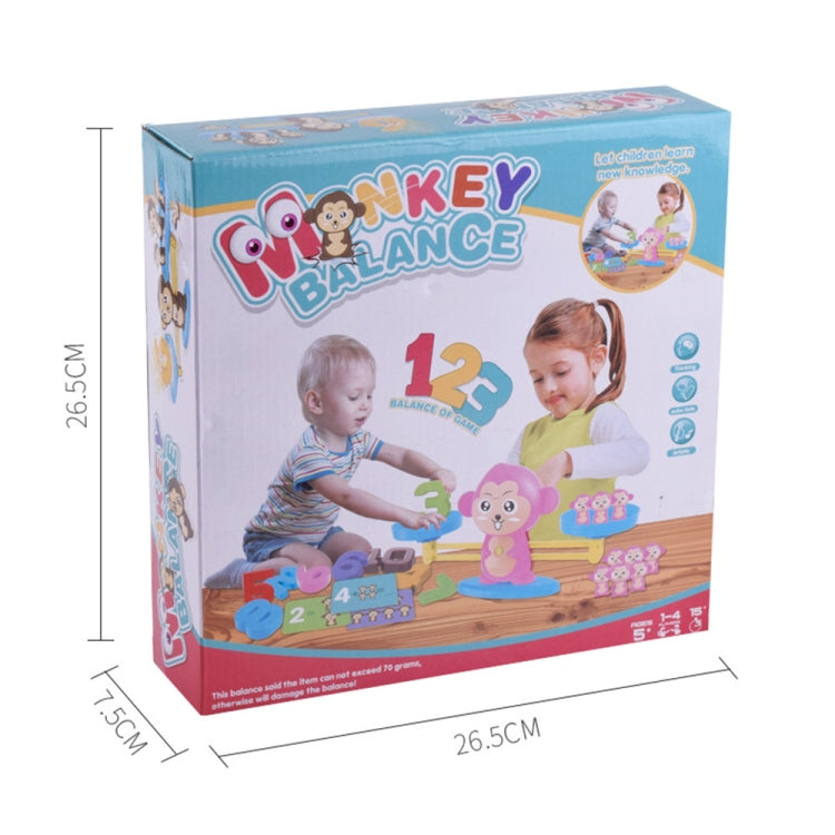 Monkey Balance Scale Toy Child Educational Math Toys Reluova