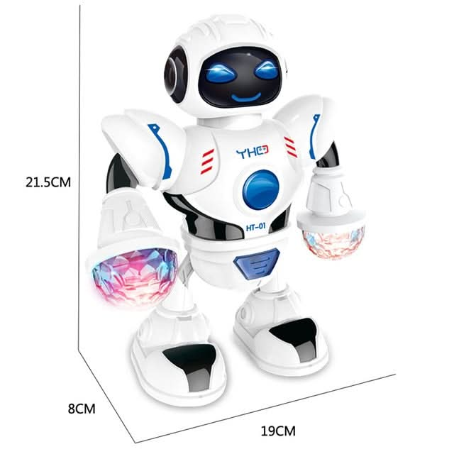 Electric Hyun Dance Robot LED Light Music Children's Educational Toys Reluova