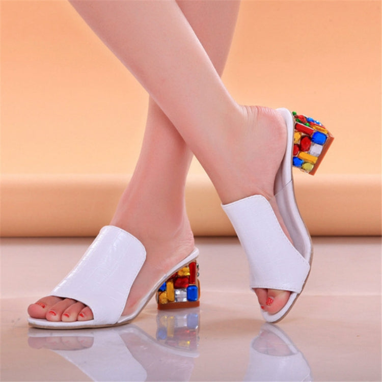 Fashion Wild Thick Bottom Fish Mouth Sandals Slippers