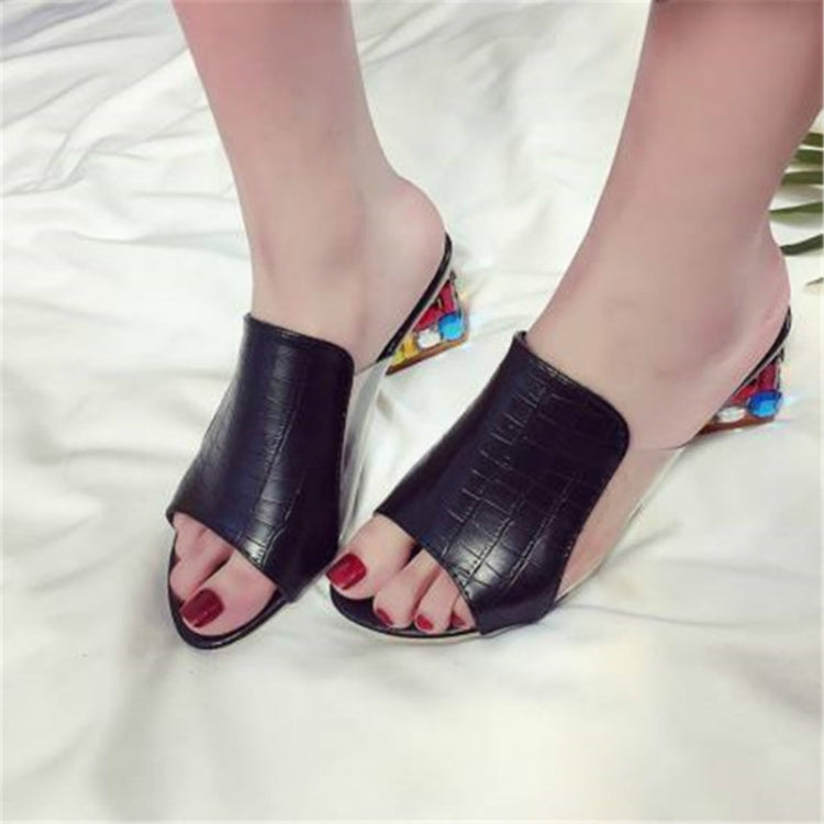 Fashion Wild Thick Bottom Fish Mouth Sandals Slippers