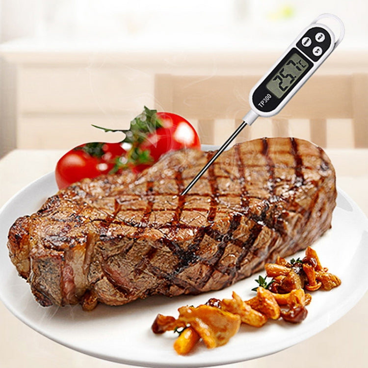 TP300 Food Temperature Counting Stainless Steel Plug-in Kitchen Electronic Digital Thermometer Reluova