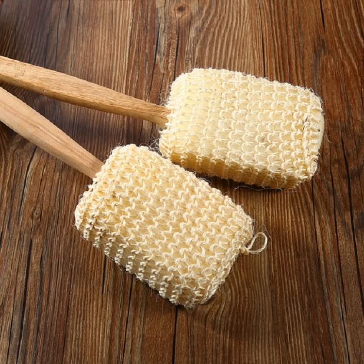 Natural Sisal Rubbing Back Brush Sponge Bath Brush