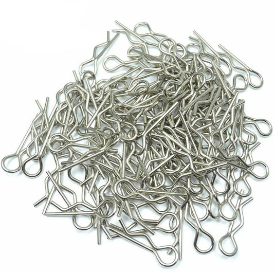 1000 PCS / Pack Stainless Body Shell Clip Pin Electric Oil Truck Universal R Buckle