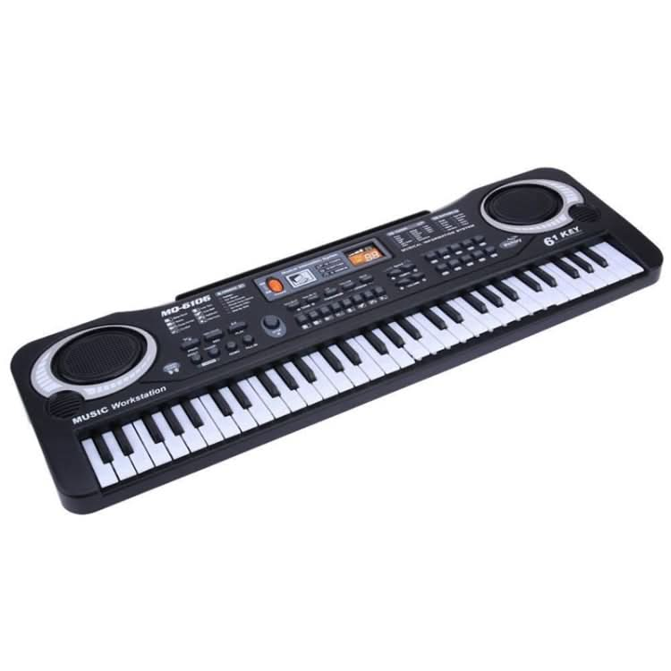 MQ-6106 61-key Multi-function Children Simulation Electronic Piano Children Intelligence Music Toys, EU Plug Reluova