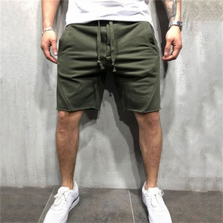 Men Solid Pocket Casual Summer Jogging Half Length Shorts Basketball Shorts Reluova