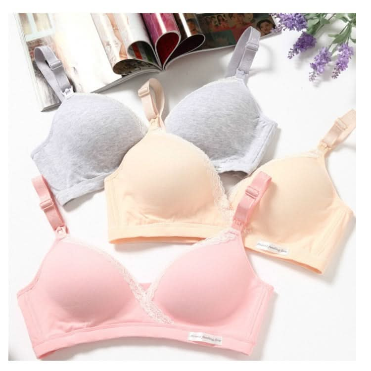 Nursing Maternity Clothing Cotton Breast Feeding Bra for Pregnant Women Pregnancy Breast Sleep Underwear