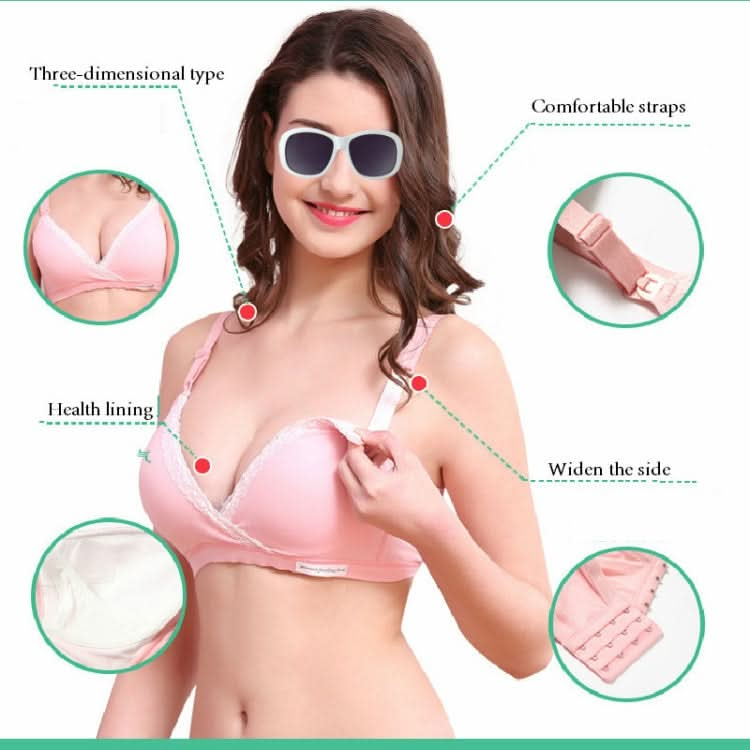 Nursing Maternity Clothing Cotton Breast Feeding Bra for Pregnant Women Pregnancy Breast Sleep Underwear