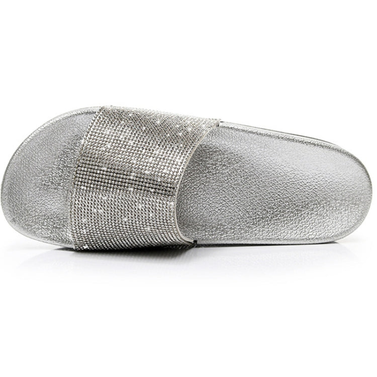 Rhinestone Women Slippers Bling Beach Slides Reluova