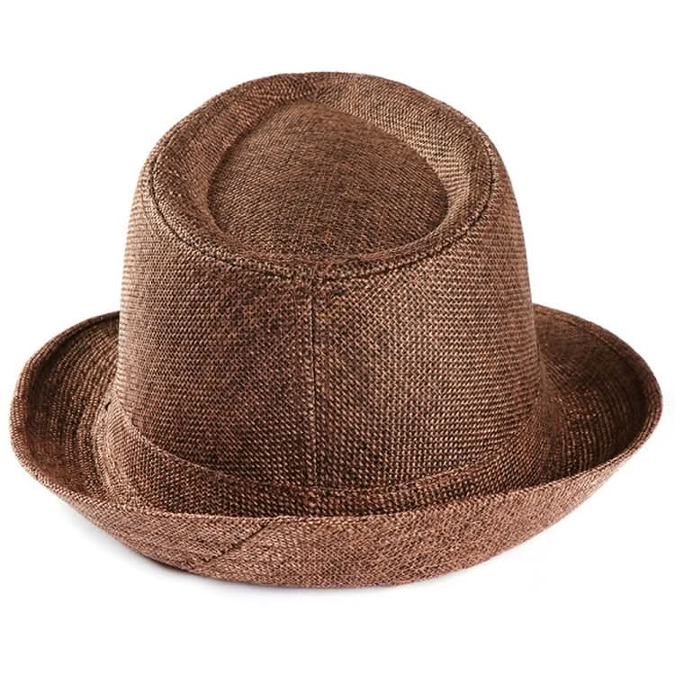 Fashion Seaside Sun Visor Hat Folding Net Surface Jazz Hat Reluova