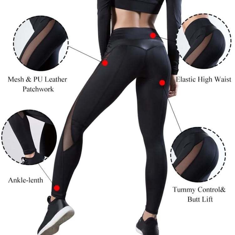 Women Leggings Sexy Pants Push Up Fitness Gym Leggins Running Mesh Leggins Seamless Workout Pants