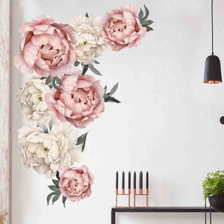 Peony Rose Flowers Wall Sticker Home Decor My Store