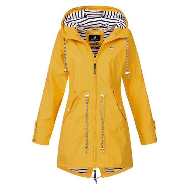 Women Waterproof Rain Jacket Hooded Raincoat, Series 2