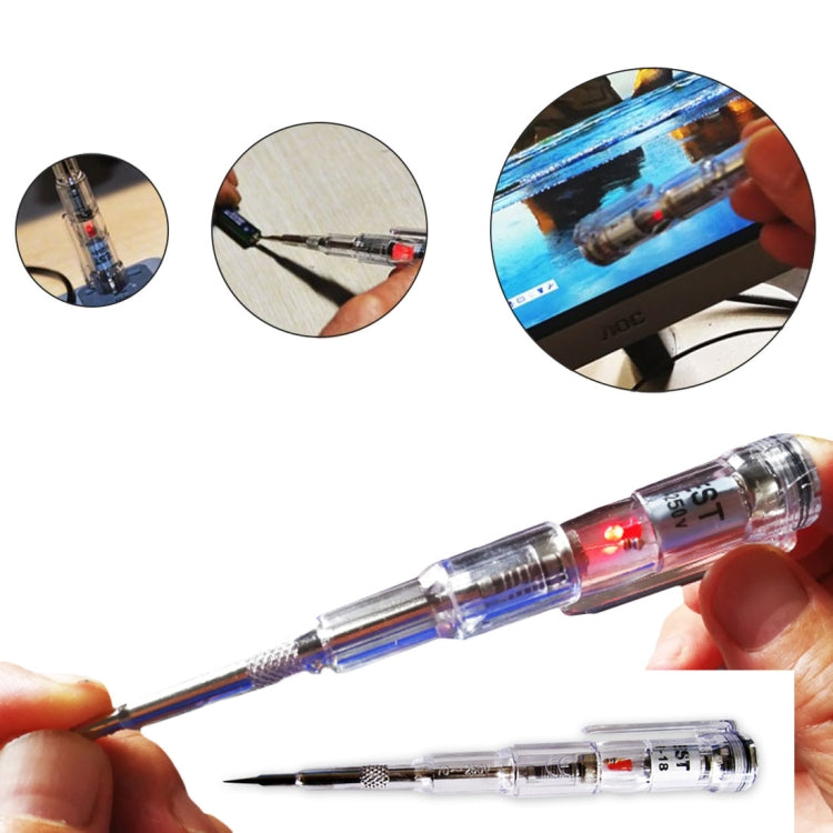 70-250V IP56 Waterproof Voltage Tester Induced Electric Pen Detector Screwdriver Probe Test Pen-Reluova