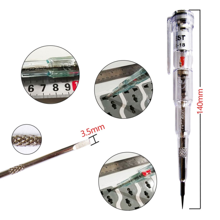 70-250V IP56 Waterproof Voltage Tester Induced Electric Pen Detector Screwdriver Probe Test Pen