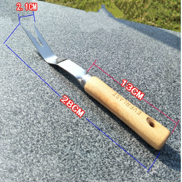 Thick Stainless Steel Weeder Wooden Handle Root Picking Tool My Store