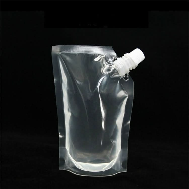 4 PCS Transparent Self-Supporting Mouth Bag Milk Juice Drink Outlet Wine Bag-Reluova