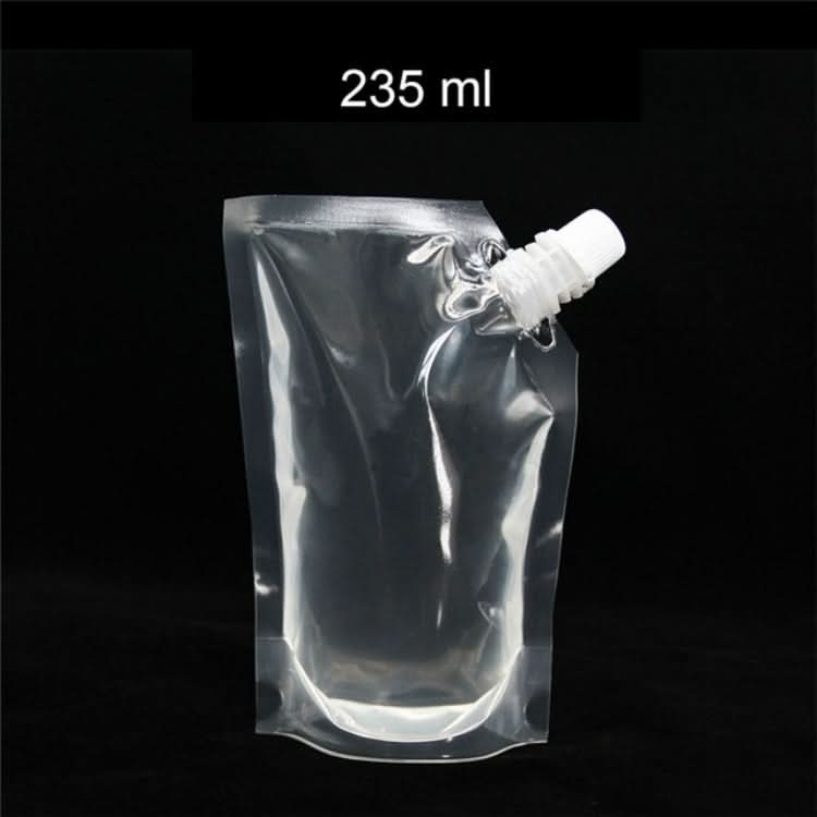 4 PCS Transparent Self-Supporting Mouth Bag Milk Juice Drink Outlet Wine Bag-Reluova