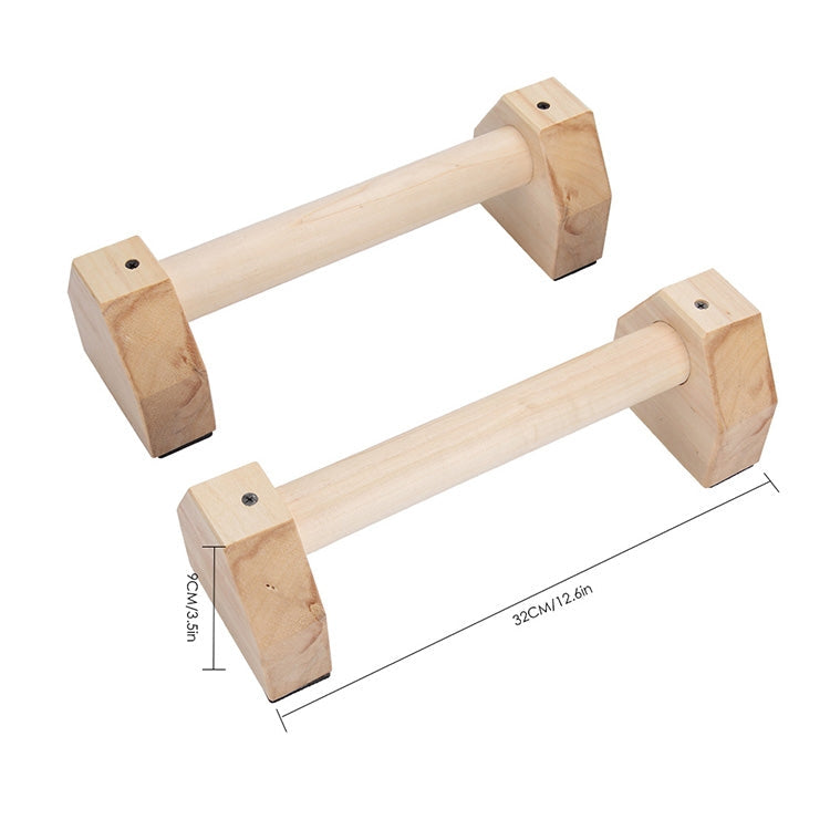 Wooden Single Parallel Bars Upside Down Exercise Stand Push-up Stand, Size: 50cm