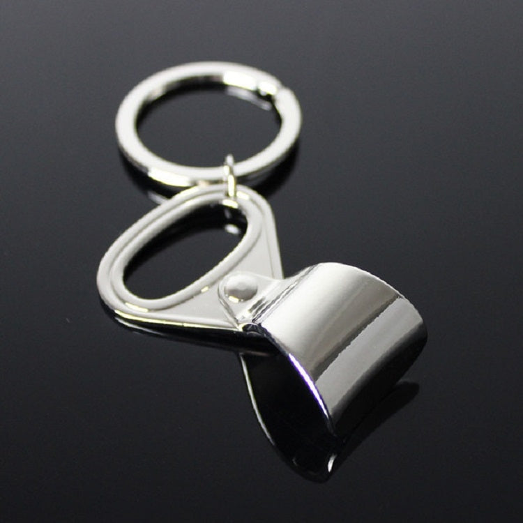 2 PCS Personalized Easy Pull Ring Portable Bottle Opener Small Gift Keychain Pendant