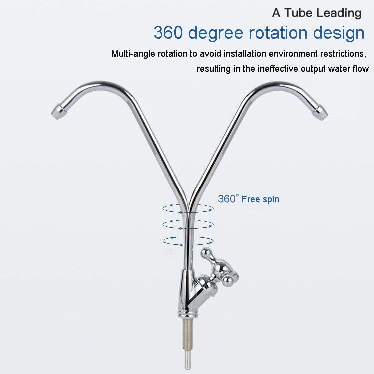 1/4 Quick Connect Faucet Small Three Prong Quick Connect Kitchen Water Purifier Faucet - Reluova