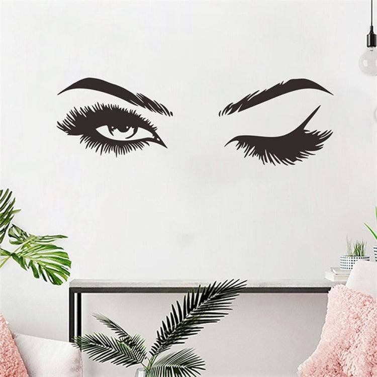 2 PCS/Set Makeup Shop Beauty Studio Decoration Personality Eyebrow Wall Sticker-Reluova