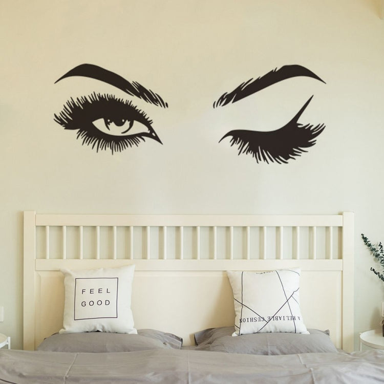 2 PCS/Set Makeup Shop Beauty Studio Decoration Personality Eyebrow Wall Sticker-Reluova