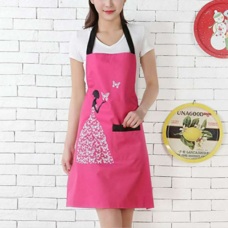 Waterproof Polyester Apron Woman Adult Bibs Home Cooking Baking Coffee Shop Cleaning Kitchen Accessory - Reluova