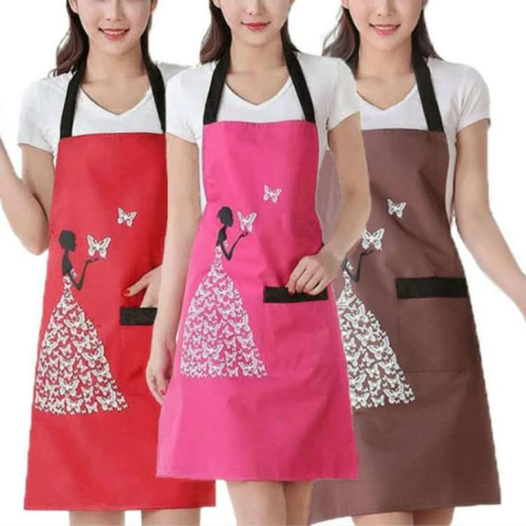 Waterproof Polyester Apron Woman Adult Bibs Home Cooking Baking Coffee Shop Cleaning Kitchen Accessory - Reluova