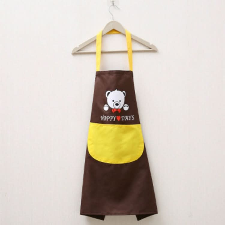 Waterproof Polyester Apron Woman Adult Bibs Home Cooking Baking Coffee Shop Cleaning Kitchen Accessory - Reluova