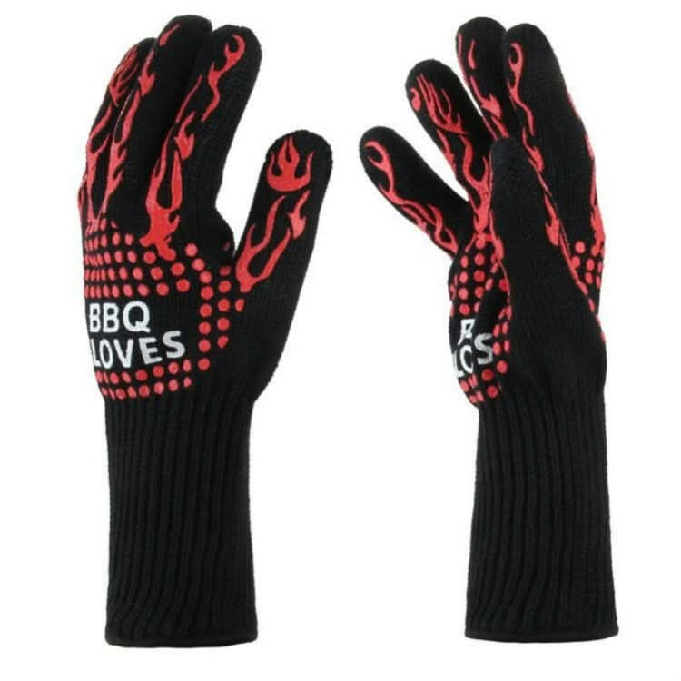 Heat-resistant High Temperature Fire Resistance Cooking Baking Barbecue Grill Gloves - Reluova