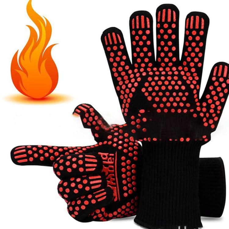 Heat-resistant High Temperature Fire Resistance Cooking Baking Barbecue Grill Gloves - Reluova