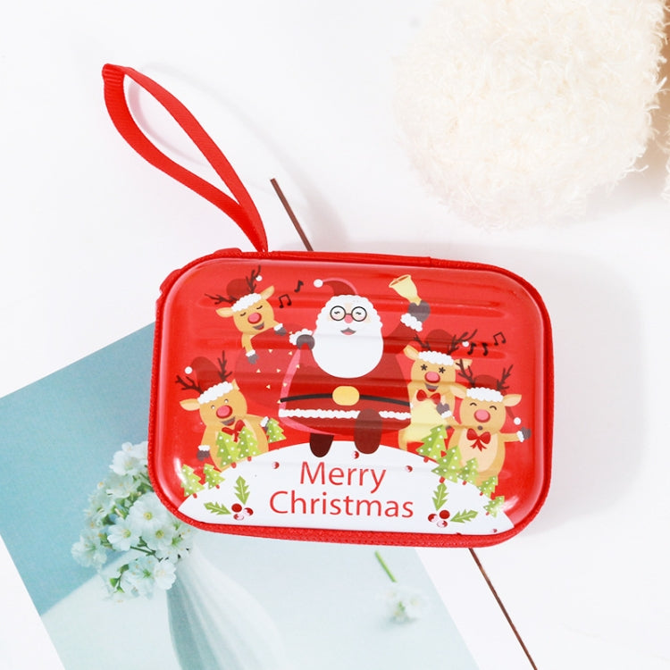 Christmas Cartoon Coin Purse Creative Square Storage Box Key Case