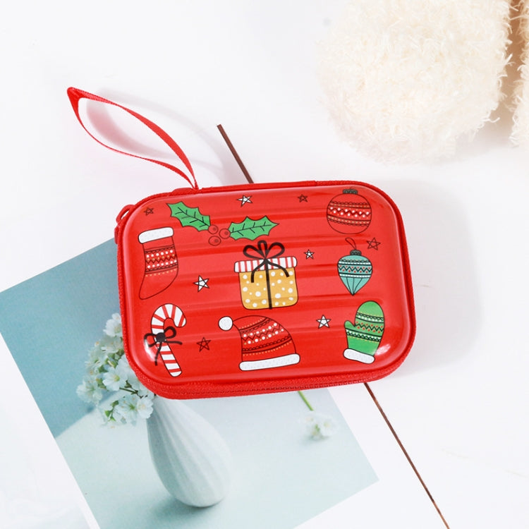 Christmas Cartoon Coin Purse Creative Square Storage Box Key Case