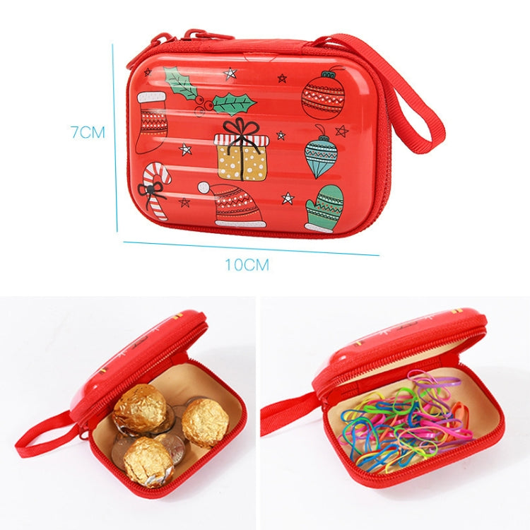 Christmas Cartoon Coin Purse Creative Square Storage Box Key Case My Store