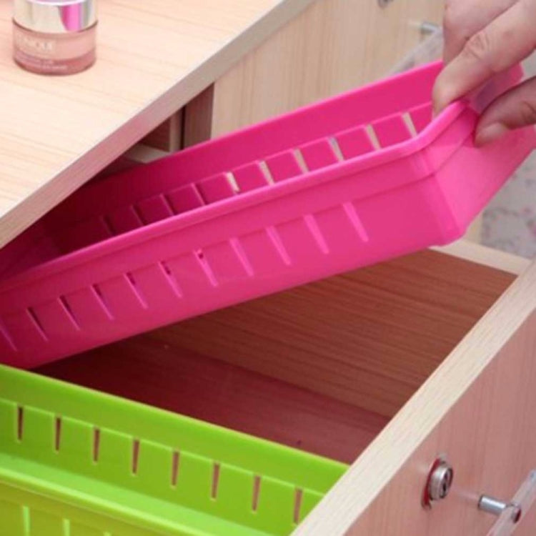 Adjustable Drawer Cutlery Divider Case Makeup Storage Organizer Box