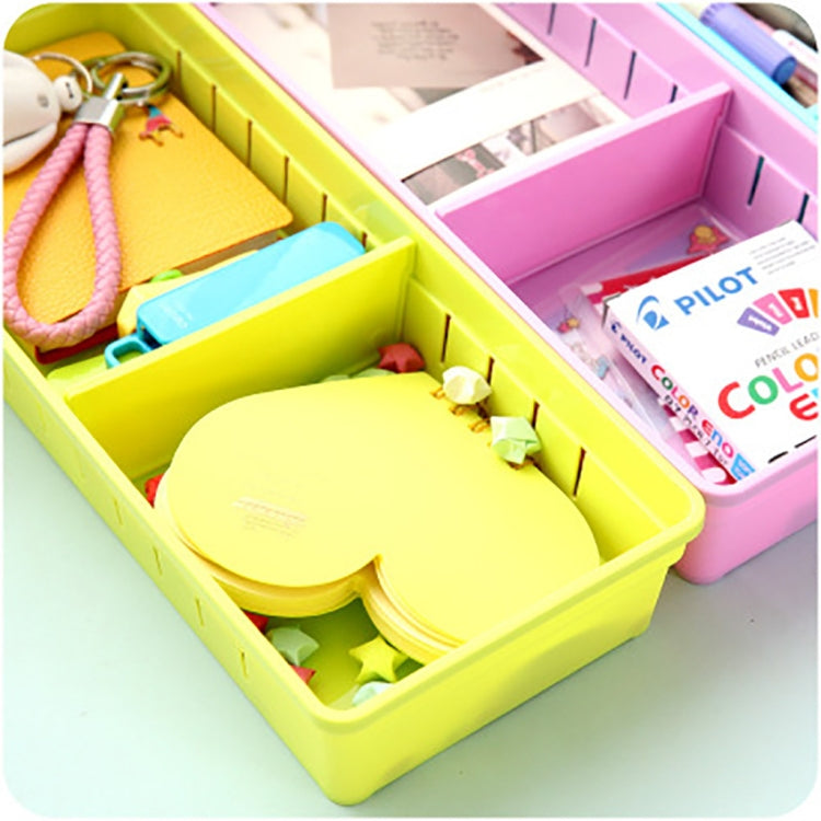 Adjustable Drawer Cutlery Divider Case Makeup Storage Organizer Box