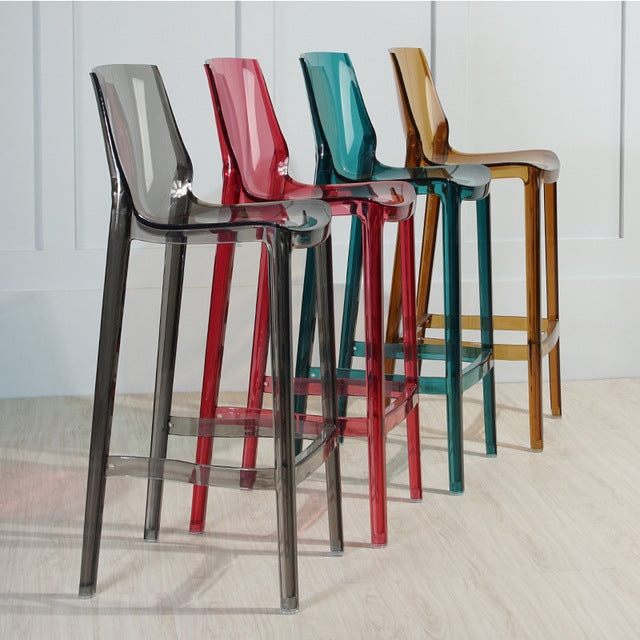 Transparent Bar Chair Personality Fashion Home High Chair Acrylic Chair