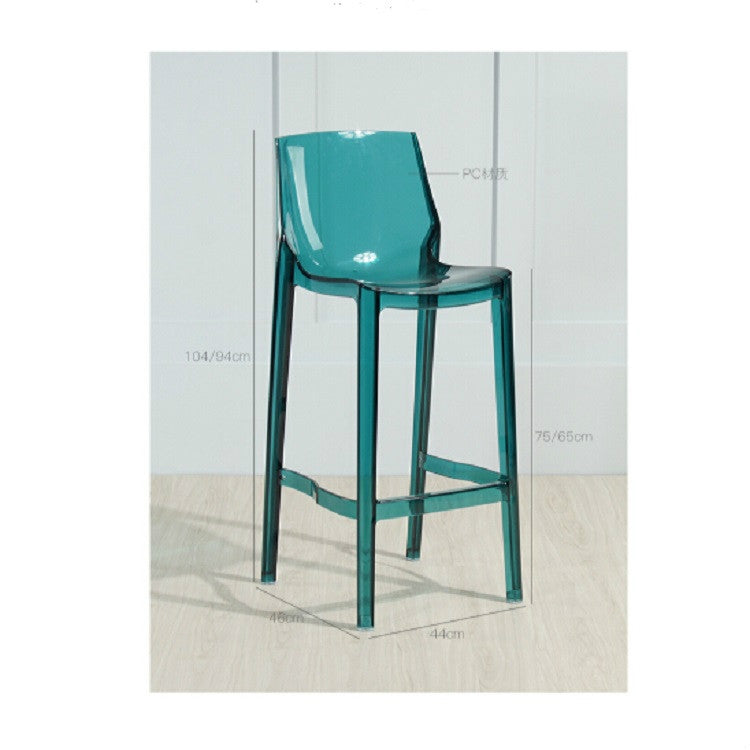 Transparent Bar Chair Personality Fashion Home High Chair Acrylic Chair