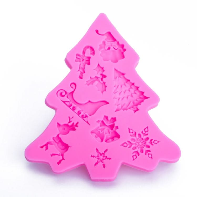 Christmas Tree Fondant Silicone Mold Cake Chocolate Biscuit Decoration Tool - Reluova