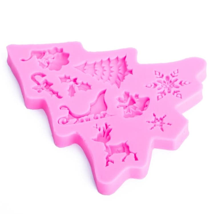 Christmas Tree Fondant Silicone Mold Cake Chocolate Biscuit Decoration Tool - Reluova