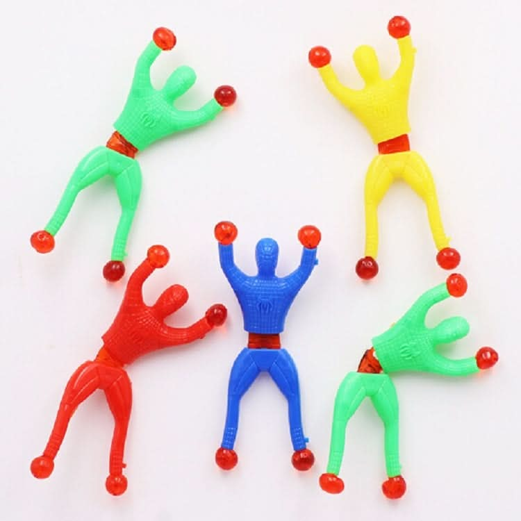 20 PCS Sticky Climbing Wall Superman Climber Toy,  Random Color Delivery-Reluova