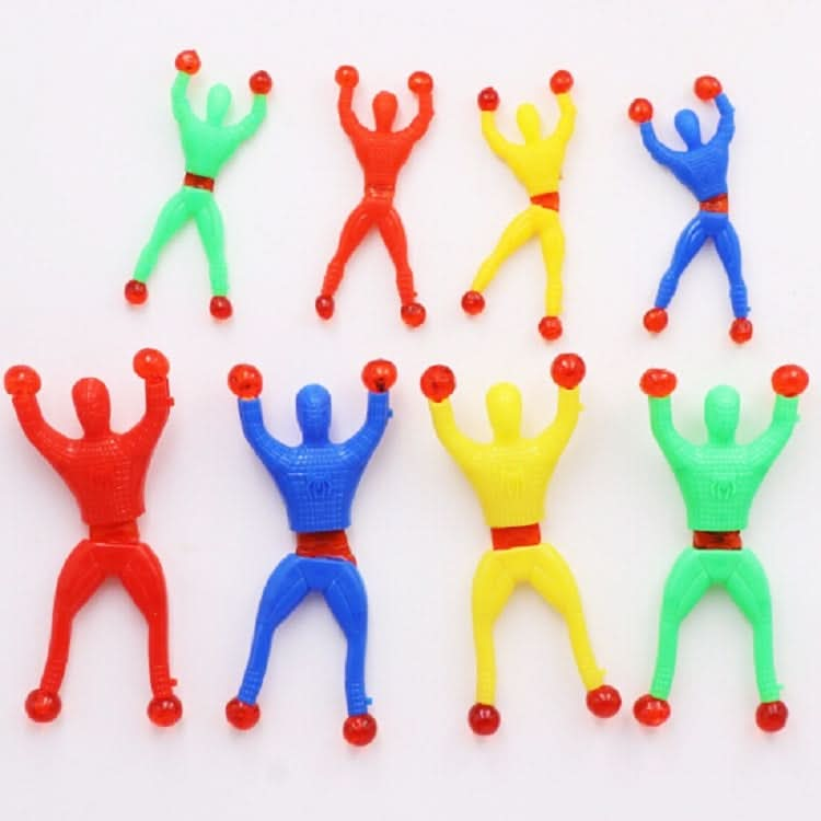 20 PCS Sticky Climbing Wall Superman Climber Toy,  Random Color Delivery-Reluova