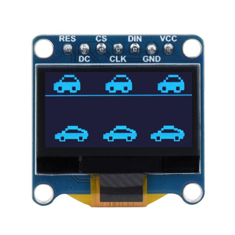 Waveshare 0.96 inch OLED Display Module, 128×64 Resolution, SPI / I2C Communication Reluova